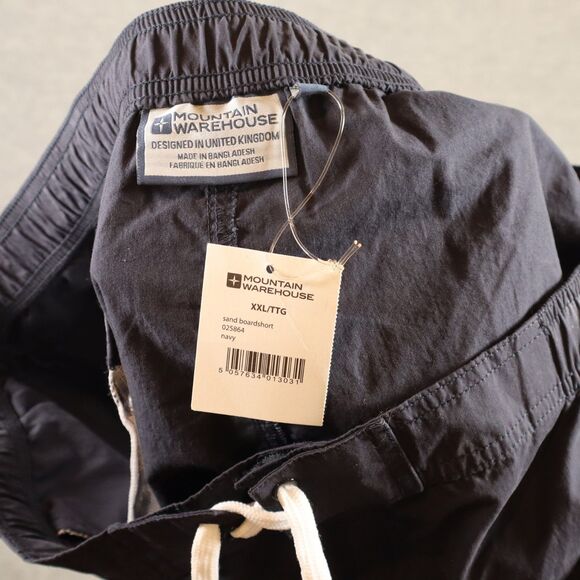 Mountain Warehouse Sand Boardshort Navy XXL Quick Dry Swim Trunks 8" Inseam NWT - Picture 4 of 6